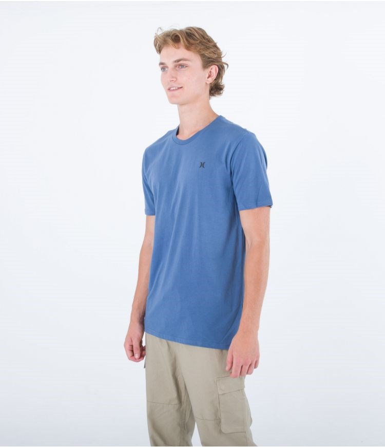 Hurley T-shirt Korta Sleeve H2o Dri Icon Blå | 41630VNEW