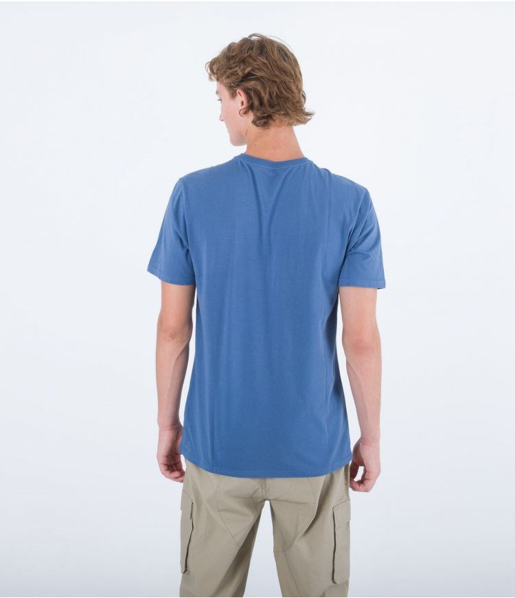 Hurley T-shirt Korta Sleeve H2o Dri Icon Blå | 41630VNEW