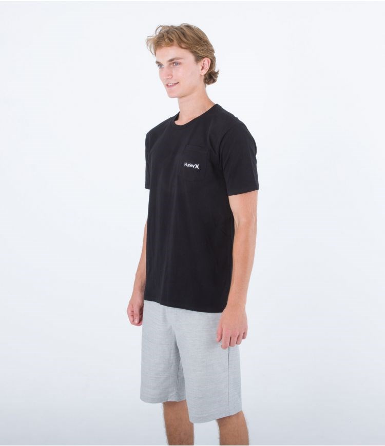 Hurley T-shirt Korta Sleeve One & Only Svarta | 06291SHCQ