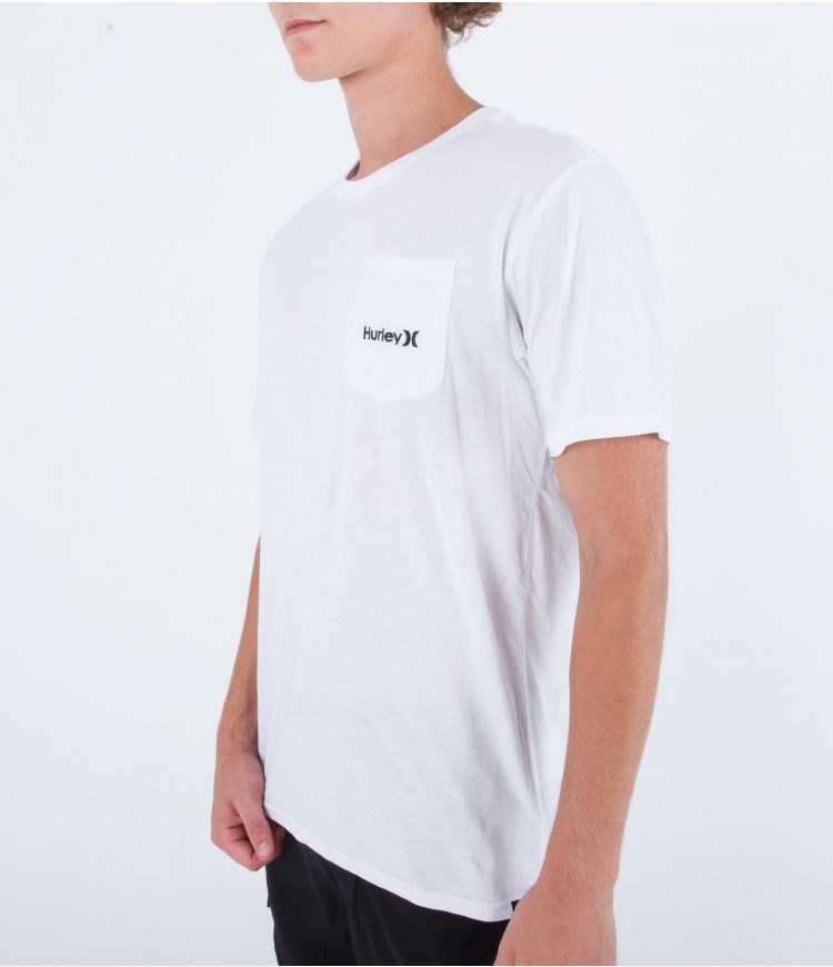 Hurley T-shirt Korta Sleeve One & Only Vita | 24678GVSU