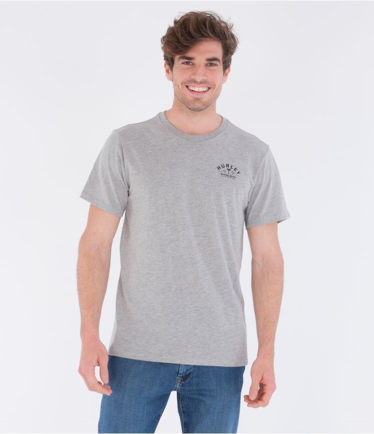 Hurley T-shirt Korta Sleeve Quality Goods Mörkgrå | 91528PVAF