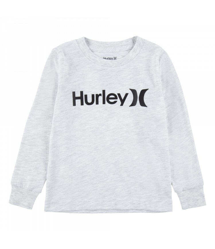 Hurley T-shirt Long Sleeve Boy - One & Only Birch Heather | 15940YOSM