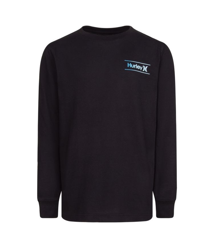 Hurley T-shirt Long Sleeve Boy - One & Only Svarta | 72809PWLI