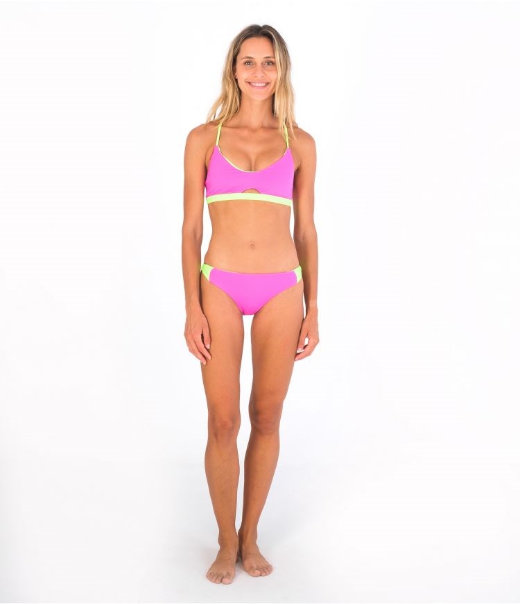 Hurley Top Lsf Blocked Max Bow Back Rosa | 64059KZHT