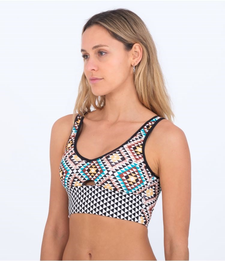 Hurley Top Mosaic Geo Long Line Mosaic Geo | 59027DKPN