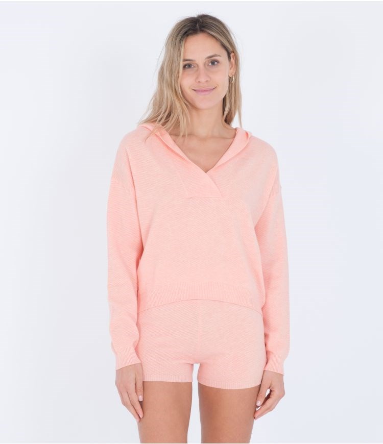 Hurley Tröja Hooded Mia Korall | 57462KTPN