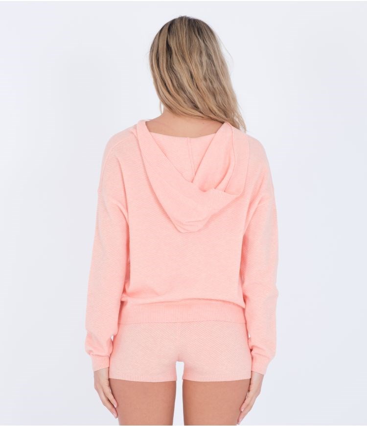 Hurley Tröja Hooded Mia Korall | 57462KTPN