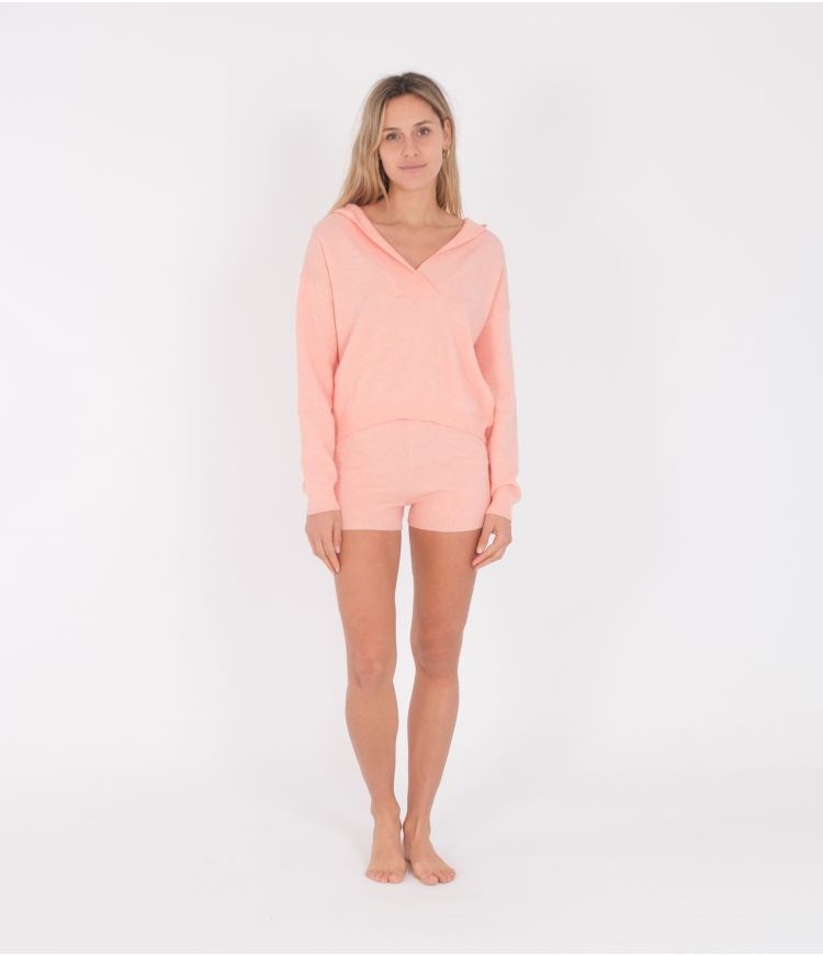 Hurley Tröja Hooded Mia Korall | 57462KTPN