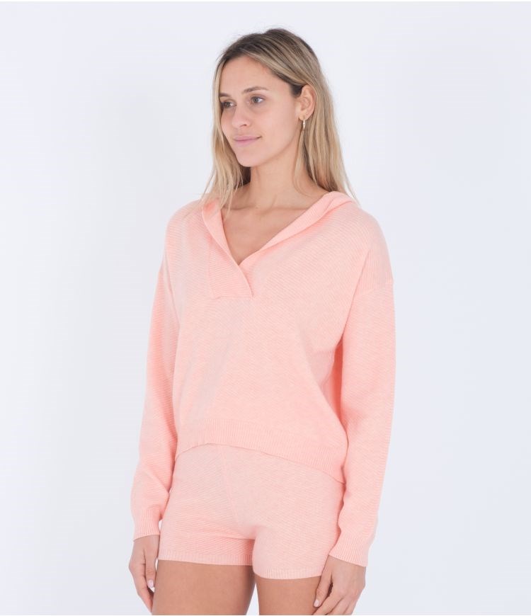 Hurley Tröja Hooded Mia Korall | 57462KTPN