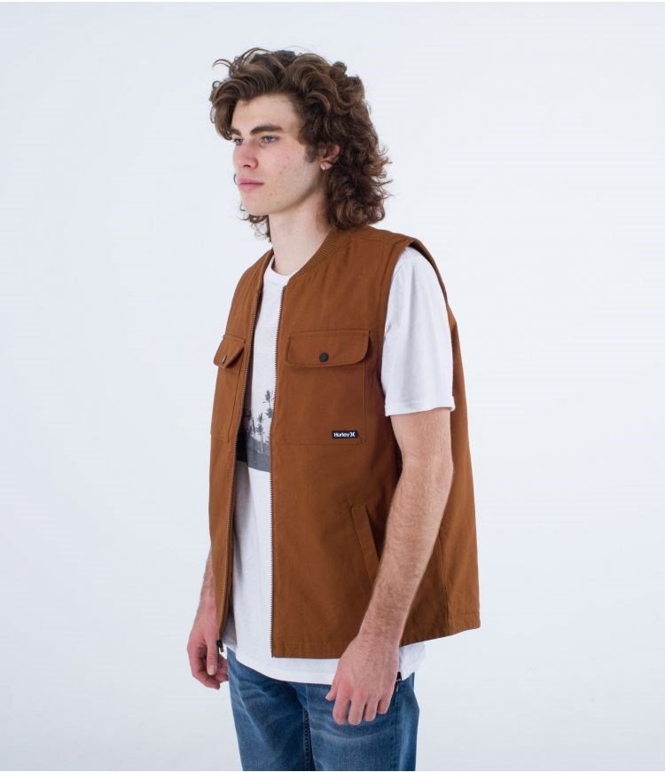 Hurley Vest Chip Worker Bronzed | 20365JKZO