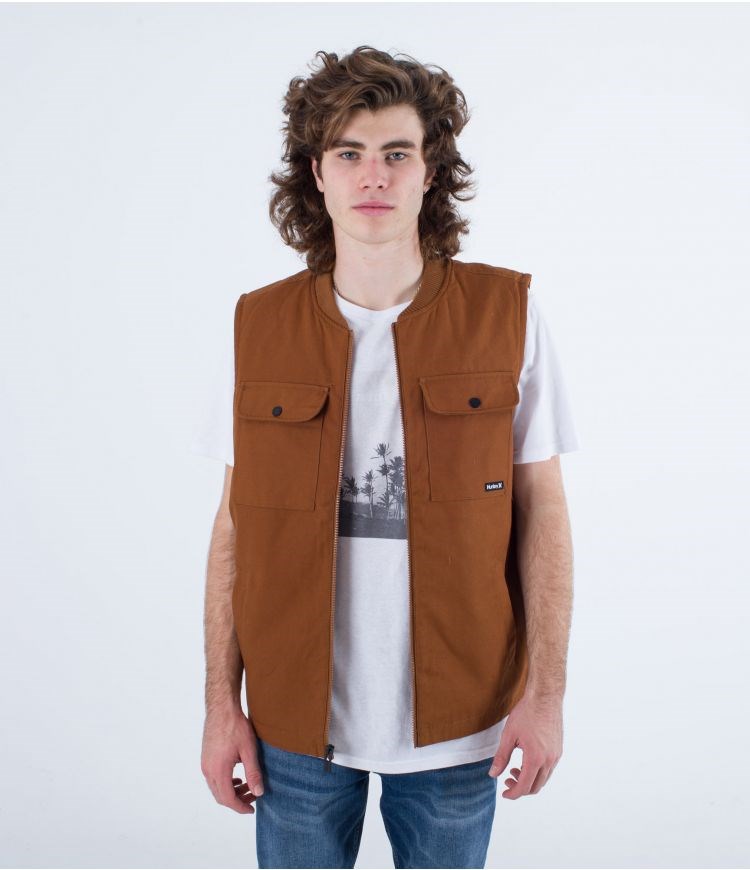 Hurley Vest Chip Worker Bronzed | 20365JKZO